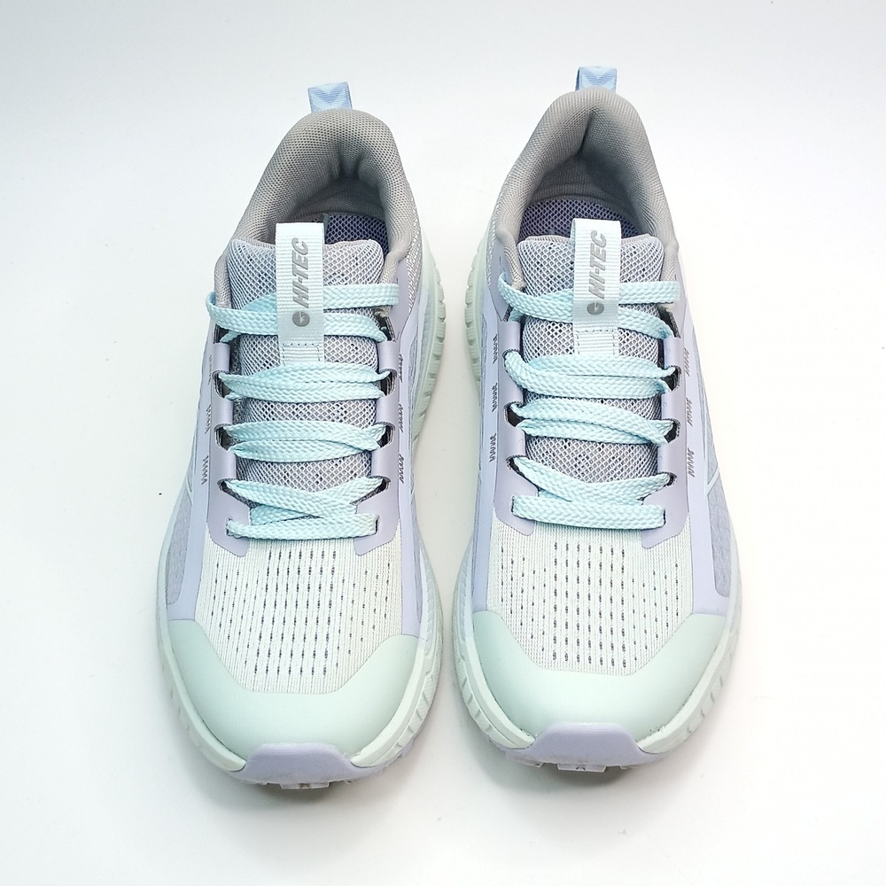 Hi-Tec CH80450W-LL Trail Running Shoes Women Size 7.5 Blue Mint Mesh Sneakers - Picture 2 of 9